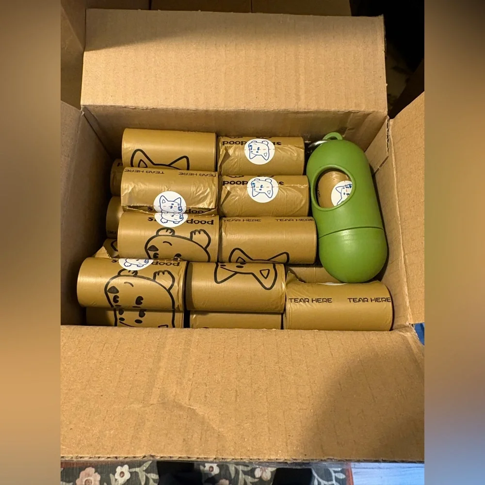 Pet Brown Waste Bags with Dispenser